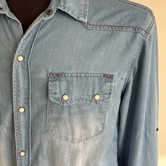 Men western shirt long sleeve - Picture 2 of 9